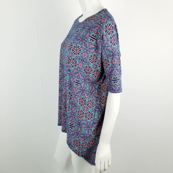 Lularoe Geometric Print Irma Tunic Top Size XS - Picture 4 of 6
